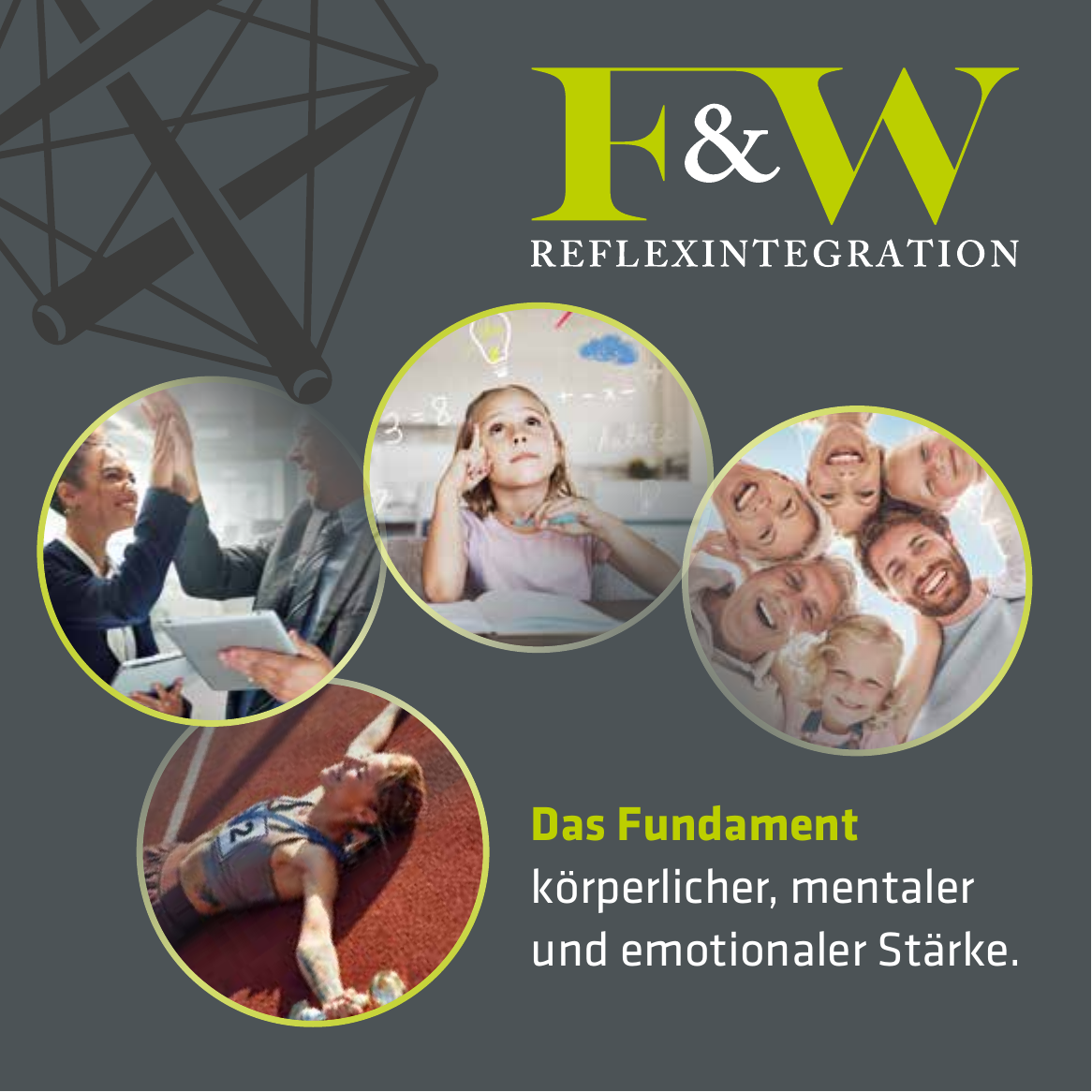 Titelseite der Broschüre F&W Reflexintegration